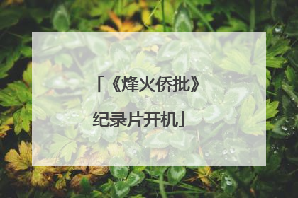 《烽火侨批》纪录片开机