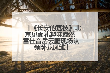 《长安的荔枝》北京见面礼趣味盎然 雷佳音岳云鹏现场认领卧龙凤雏
