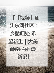 「视频」汕头东湖社区：乡愁归处 希望新生｜大美岭南·百村焕新记
