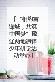“相约雷锋城，共筑中国梦”豫辽两地追锋少年研学活动举办
