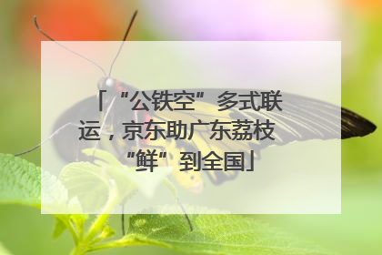 “公铁空”多式联运，京东助广东荔枝“鲜”到全国