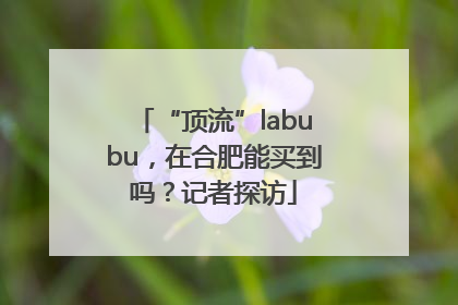 “顶流”labubu，在合肥能买到吗？记者探访