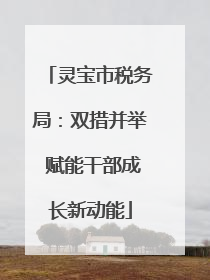 灵宝市税务局：双措并举 赋能干部成长新动能