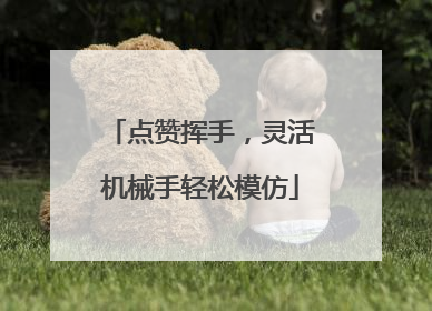 点赞挥手，灵活机械手轻松模仿