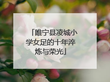 睢宁县凌城小学女足的十年淬炼与荣光