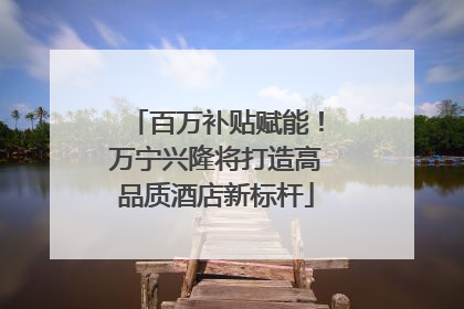 百万补贴赋能！万宁兴隆将打造高品质酒店新标杆