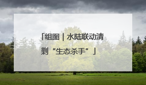 组图｜水陆联动清剿“生态杀手”