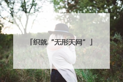 织就“无形天网”