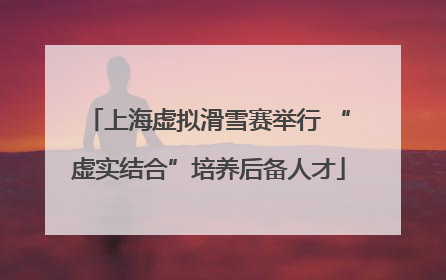 上海虚拟滑雪赛举行 “虚实结合”培养后备人才