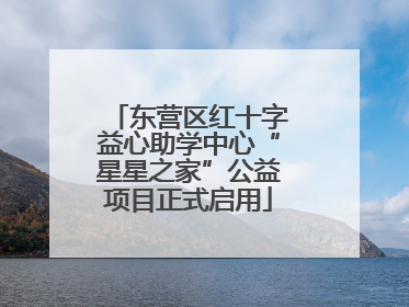 东营区红十字益心助学中心“星星之家”公益项目正式启用