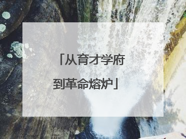 从育才学府到革命熔炉