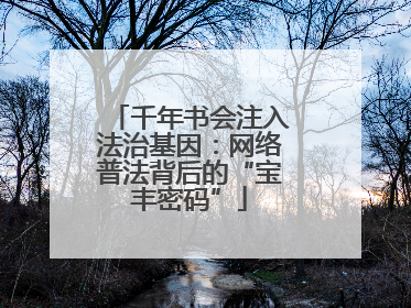 千年书会注入法治基因：网络普法背后的“宝丰密码”
