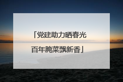党建助力晒春光 百年腌菜飘新香