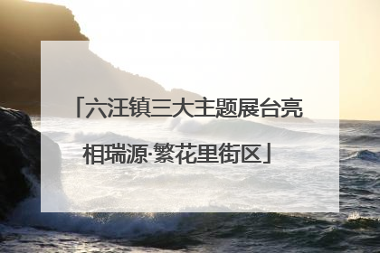 六汪镇三大主题展台亮相瑞源·繁花里街区
