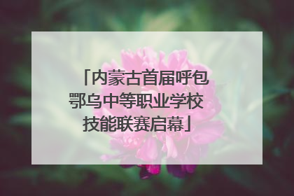 内蒙古首届呼包鄂乌中等职业学校技能联赛启幕