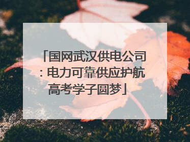 国网武汉供电公司：电力可靠供应护航高考学子圆梦