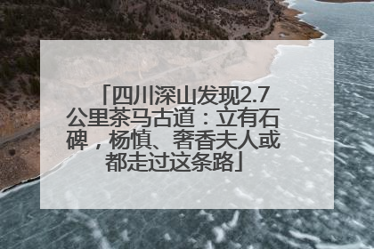 四川深山发现2.7公里茶马古道：立有石碑，杨慎、奢香夫人或都走过这条路