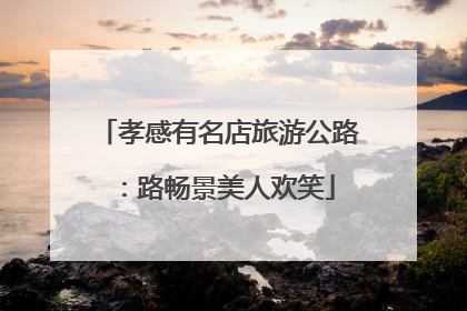 孝感有名店旅游公路：路畅景美人欢笑