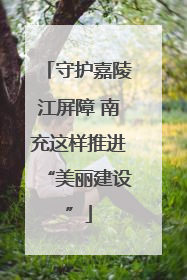 守护嘉陵江屏障 南充这样推进“美丽建设”