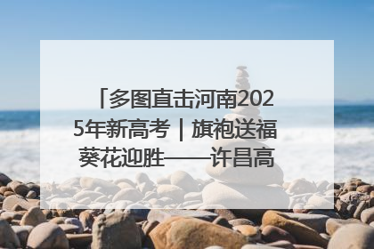 多图直击河南2025年新高考｜旗袍送福 葵花迎胜——许昌高考首日拉开帷幕