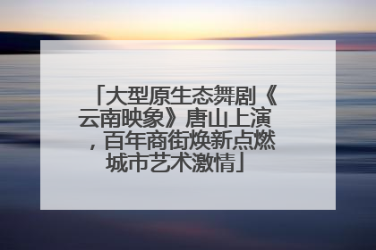 大型原生态舞剧《云南映象》唐山上演，百年商街焕新点燃城市艺术激情