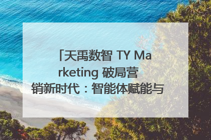 天禹数智 TY Marketing 破局营销新时代：智能体赋能与人才培育双轮驱动