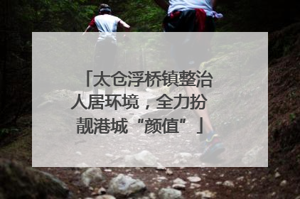 太仓浮桥镇整治人居环境，全力扮靓港城“颜值”