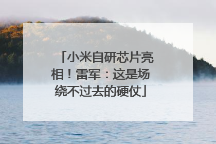 小米自研芯片亮相！雷军：这是场绕不过去的硬仗