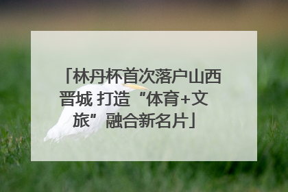 林丹杯首次落户山西晋城 打造“体育+文旅”融合新名片