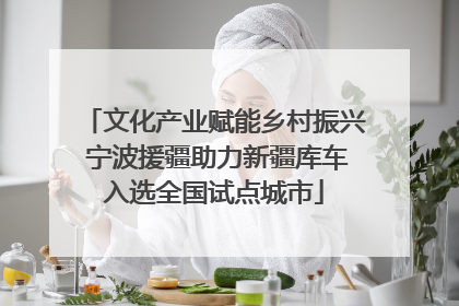 文化产业赋能乡村振兴 宁波援疆助力新疆库车入选全国试点城市