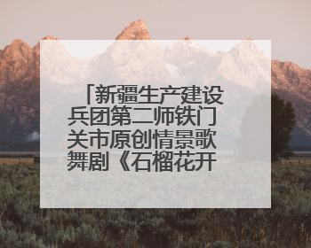 新疆生产建设兵团第二师铁门关市原创情景歌舞剧《石榴花开别样红》将来河北巡演