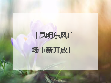 昆明东风广场重新开放