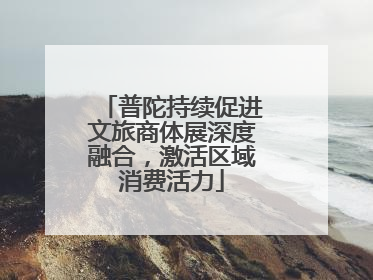 普陀持续促进文旅商体展深度融合，激活区域消费活力