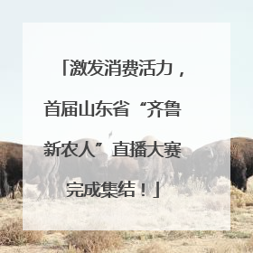 激发消费活力，首届山东省“齐鲁新农人”直播大赛完成集结！