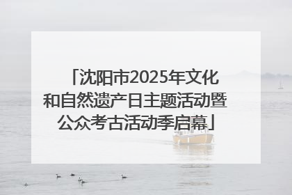 沈阳市2025年文化和自然遗产日主题活动暨公众考古活动季启幕
