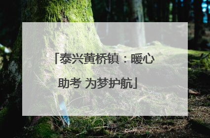 泰兴黄桥镇：暖心助考 为梦护航