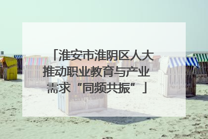 淮安市淮阴区人大推动职业教育与产业需求“同频共振”
