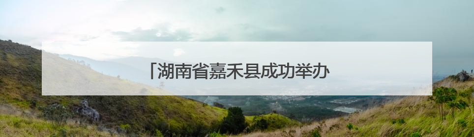 湖南省嘉禾县成功举办第二届“刀王”大赛