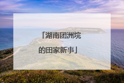 湖南团洲垸的田家新事