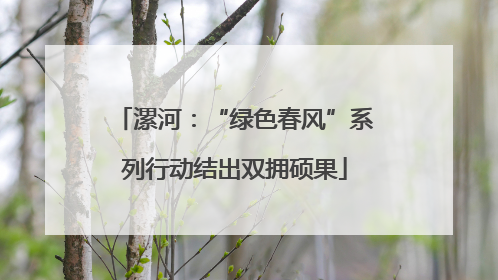 漯河：“绿色春风”系列行动结出双拥硕果
