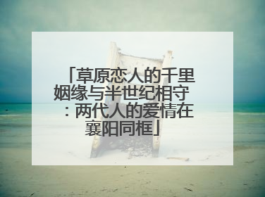 草原恋人的千里姻缘与半世纪相守：两代人的爱情在襄阳同框