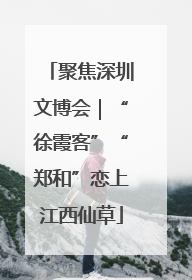 聚焦深圳文博会｜“徐霞客”“郑和”恋上江西仙草