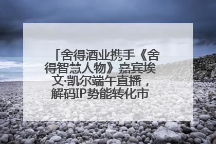 舍得酒业携手《舍得智慧人物》嘉宾埃文·凯尔端午直播，解码IP势能转化市场销量的有效路径
