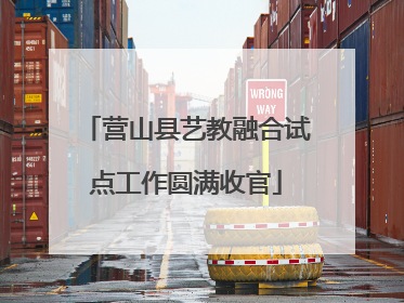 营山县艺教融合试点工作圆满收官