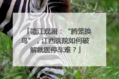 赣江观澜：“腾笼换鸟”，江西医院如何破解就医停车难？
