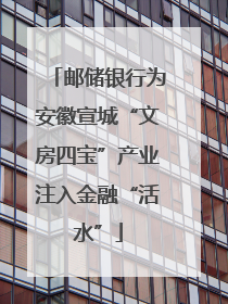 邮储银行为安徽宣城“文房四宝”产业注入金融“活水”