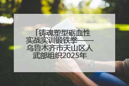 铸魂塑型砺血性 实战实训锻铁拳——乌鲁木齐市天山区人武部组织2025年度民兵集中轮训