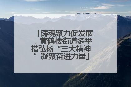 铸魂聚力促发展，黄鹤楼街道多举措弘扬“三大精神”凝聚奋进力量