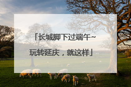 长城脚下过端午~玩转延庆，就这样