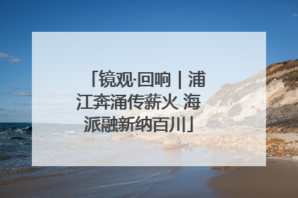 镜观·回响｜浦江奔涌传薪火 海派融新纳百川